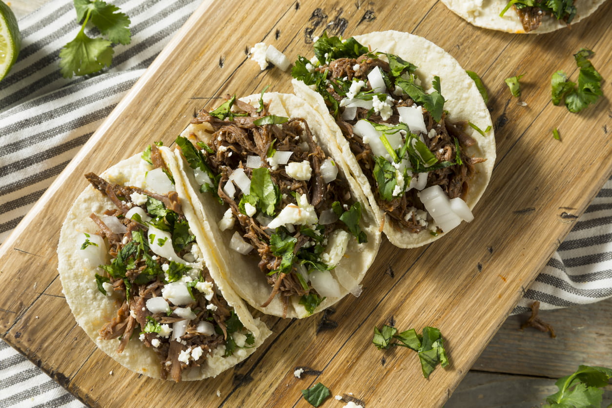 Spicy Homemade Beef Barbacoa Tacos - Zesdiner